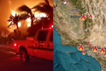 Incendios sin contención en California no paran de expandirse...