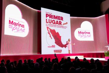 Governor Marina del Pilar presents third government report in Tijuana