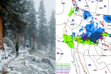 Tormenta invernal traerá nevadas a California antes de Thanksgiving